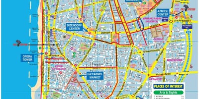 Kat jeyografik nan Tel Aviv bisiklèt