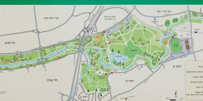 Kat jeyografik nan yarkon gwo larivyè lefrat
